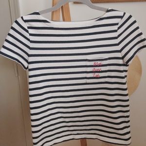 Madewell X Sezane Brenton Stripe Tee